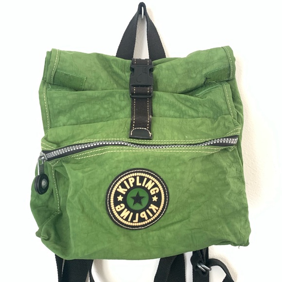 Kipling Bags Vintage Kipling Green Backpack Poshmark